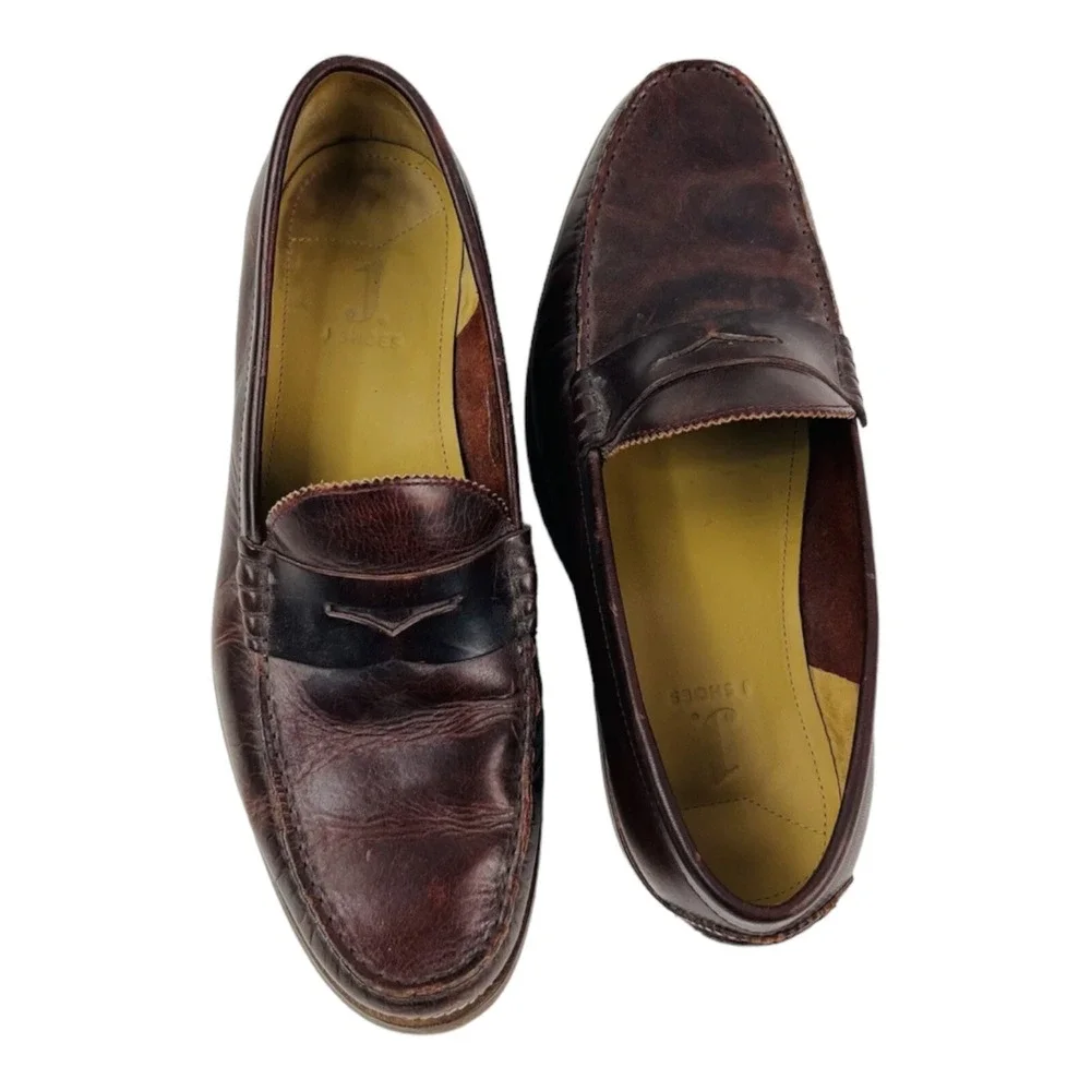 J SHOES. Stephen T3901 Brown Penny Loafers Mens Size‎ 10
